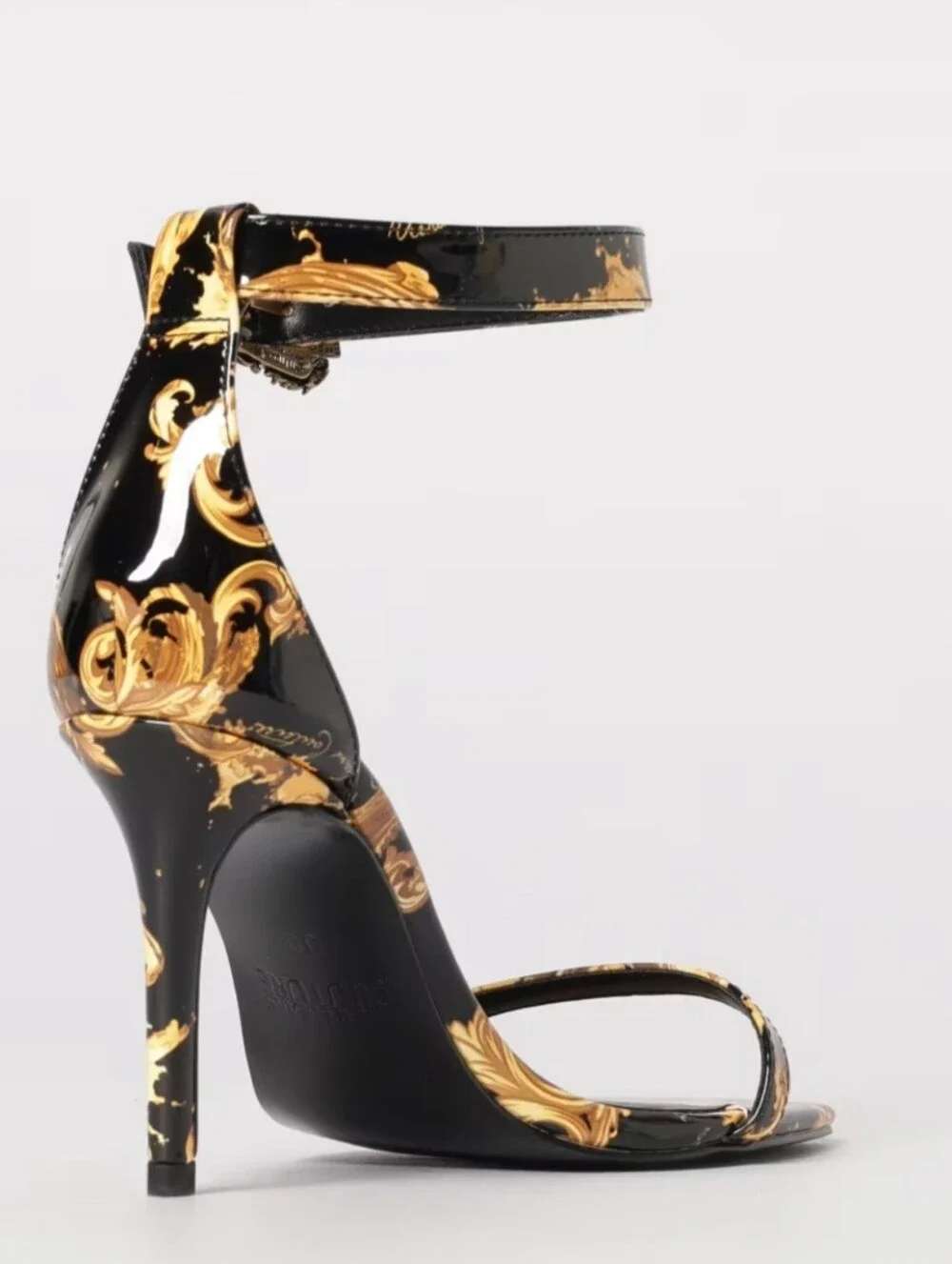 AUTHENTIC Versace Jeans Couture Baroque Heels | Size 6 | Brand New | Dust Bag - Picture 4 of 16